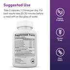 Justified Laboratories Optimal Keto supplement ingredient label close up