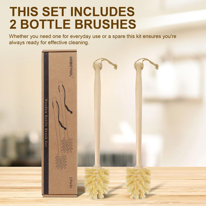 Debetool brush set for baby bottles and kitchenware