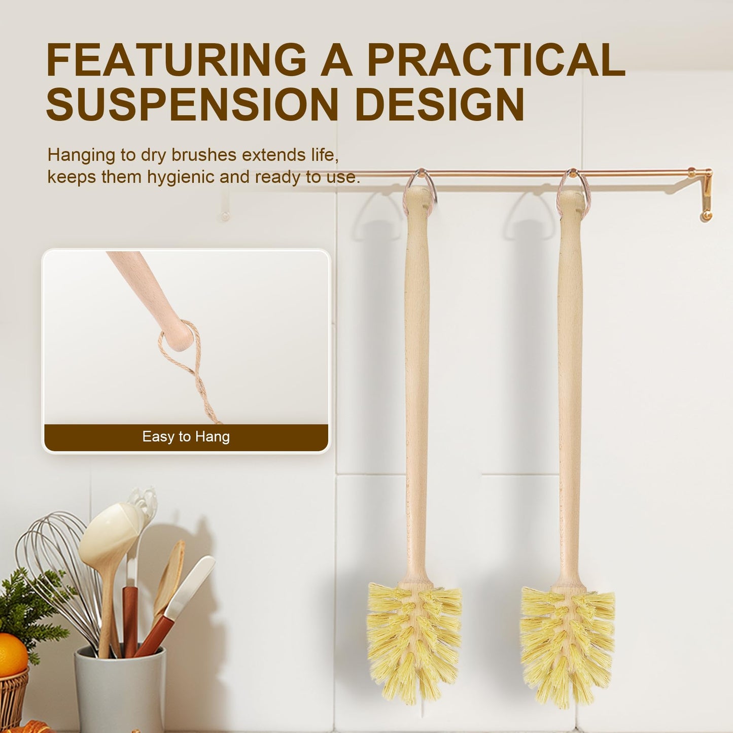 Eco-friendly sisal brush set packaging