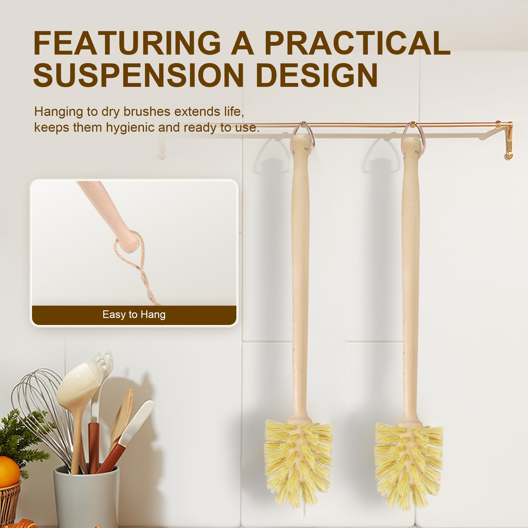 Eco-friendly sisal brush set packaging