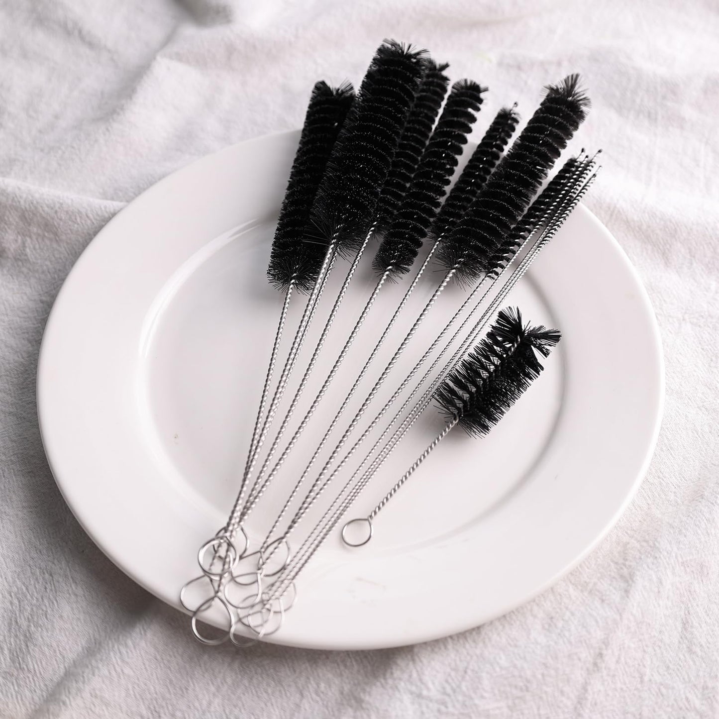 Professional set of bottle cleaning brushes for household use
