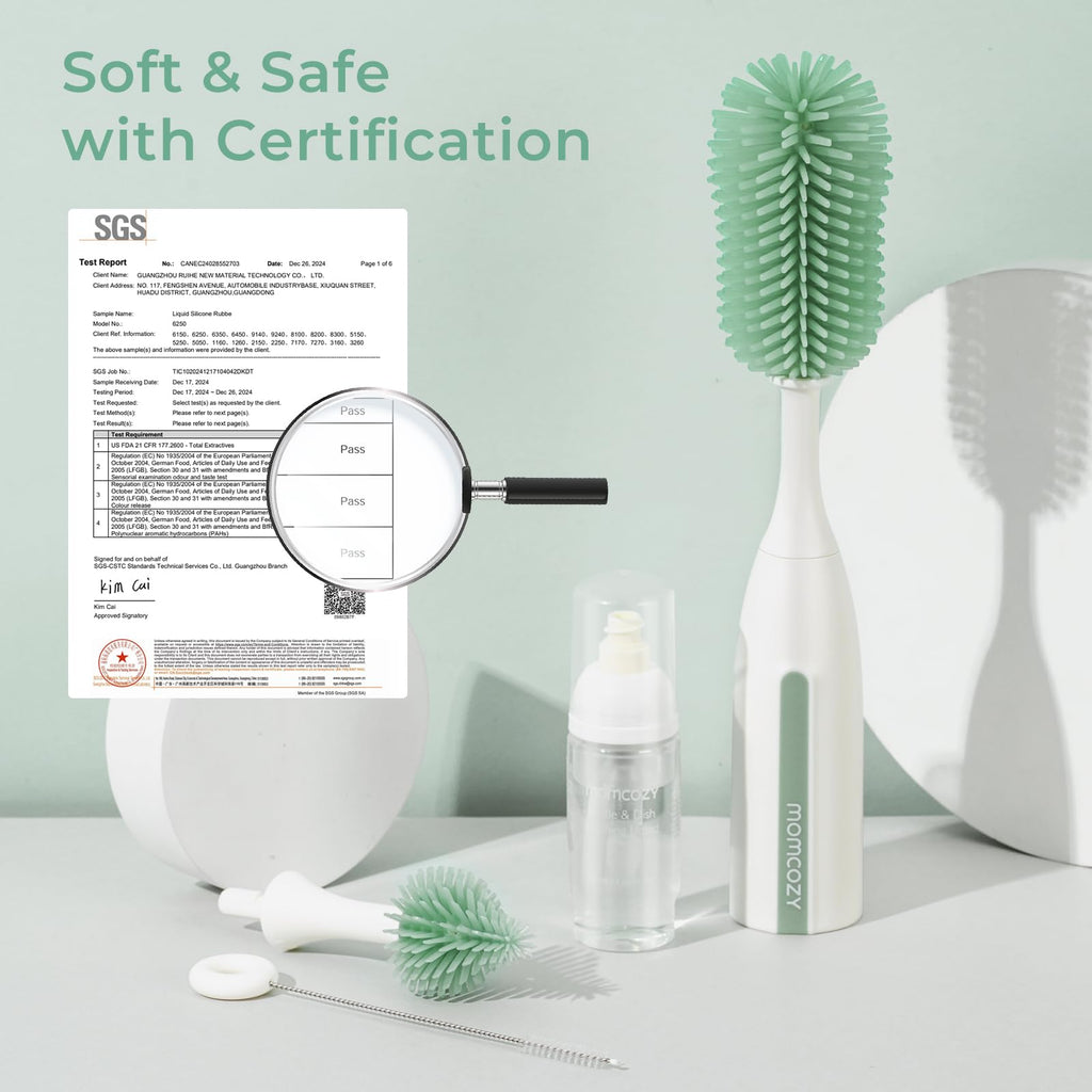 Momcozy bottle and nipple brush set accessories