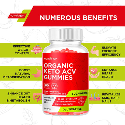 NutraPep Apple Cider Vinegar 1000mg supplement supplement facts panel