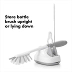 OXO Tot bottle brush set with drain spout stand
