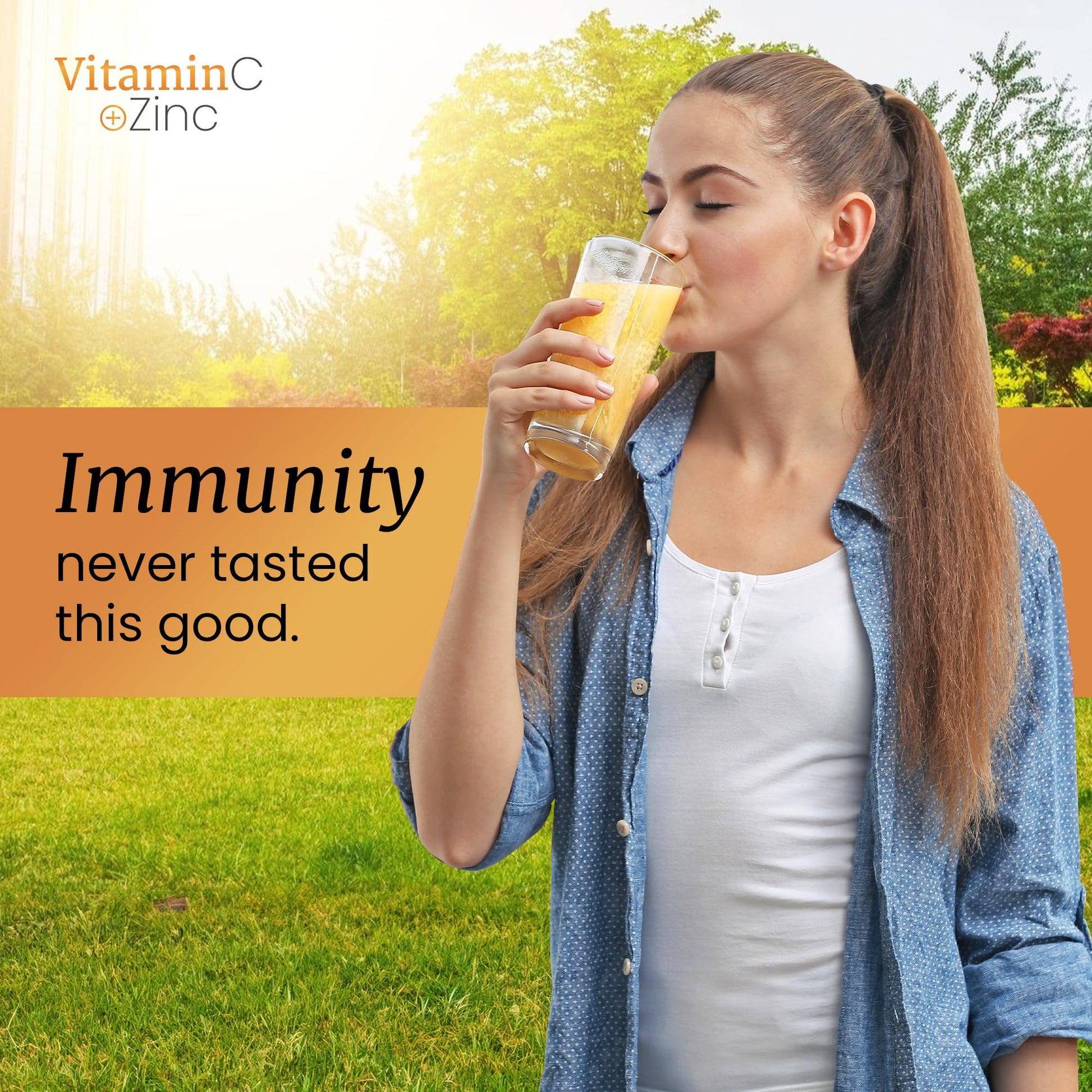 Close up of the effervescent tablet texture showing the premium composition of Vitamin C 1000 mg and Zinc.