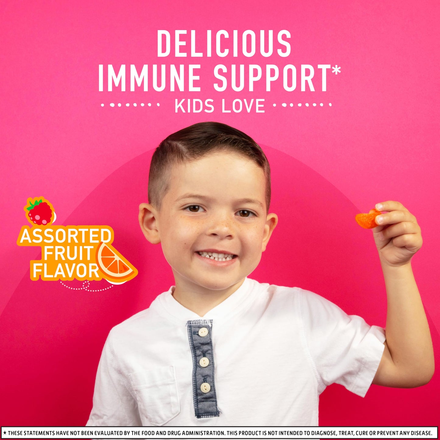 Airborne premium imported health supplements for children aged four and older.