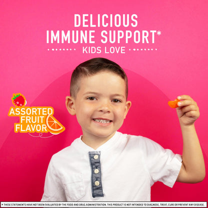 Airborne premium imported health supplements for children aged four and older.