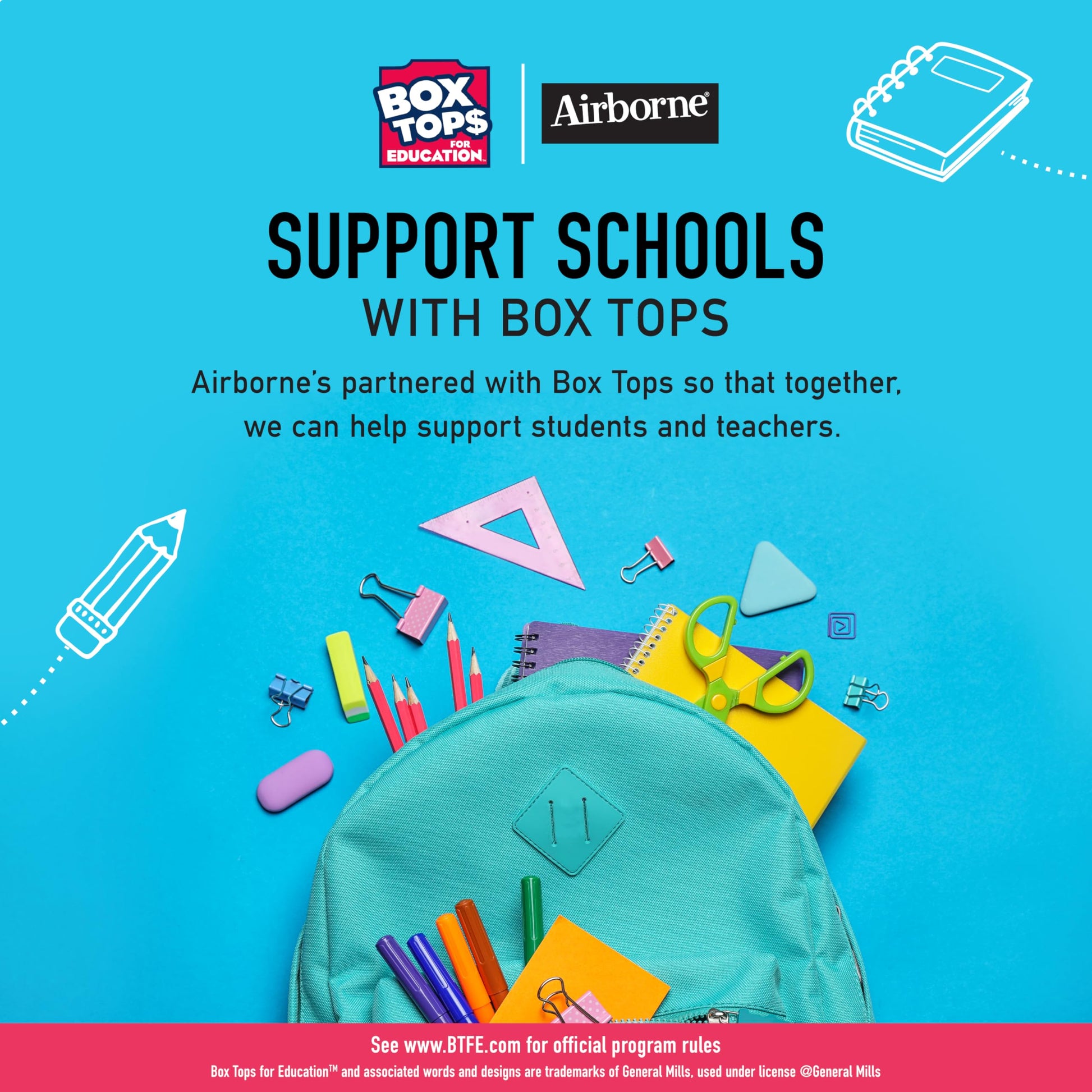 Authentic Airborne kids chewable immune support gummies in assorted natural fruit flavors.
