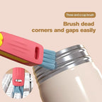 Moonboat portable bottle lid scrubber set showing brush heads