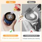 Portable Nonendu bottle cleaning brush set hanging on display