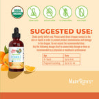MaryRuth Organics vitamin C supplement label details