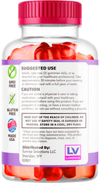 Side profile of Slim Aura advanced formula bottles