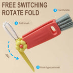 BusyLive 3 in 1 brush set components for kitchen hygiene