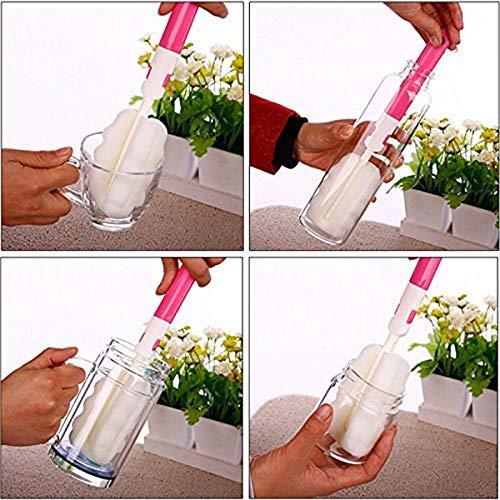 Invoda nipple brush cleaning baby bottle accessory