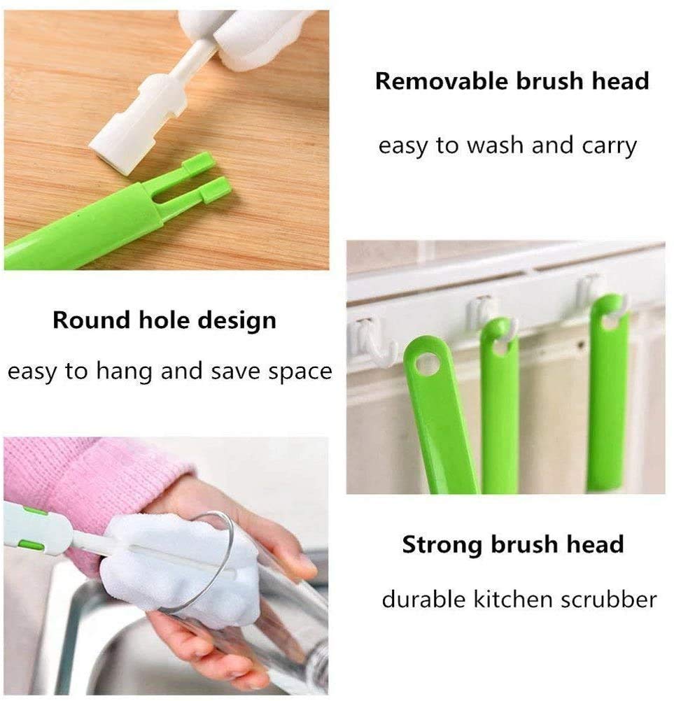 Ergonomic non-slip handle of Invoda cleaning brush