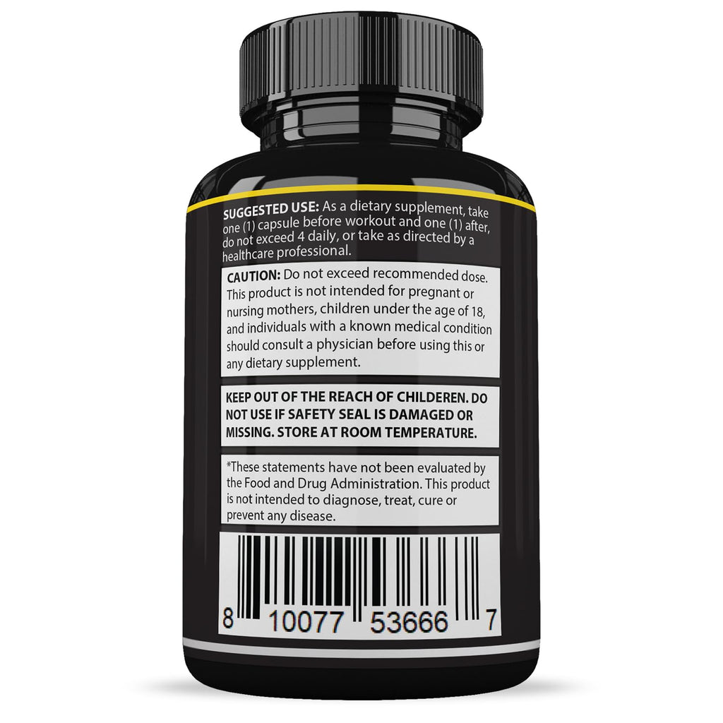 Justified Laboratories Maasalong Max men health supplement close up