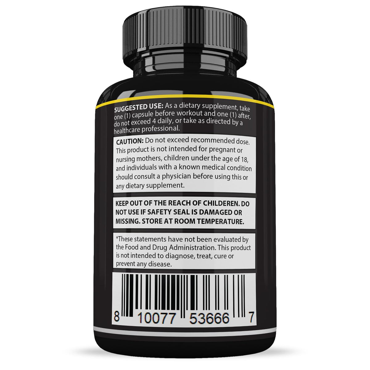 Justified Laboratories Maasalong Max men health supplement close up
