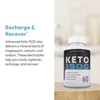 Justified Laboratories Advanced Keto 1500 two pack capsules packaging