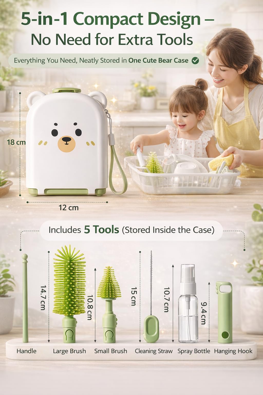 Northway OneStore travel bottle kit with soap dispenser