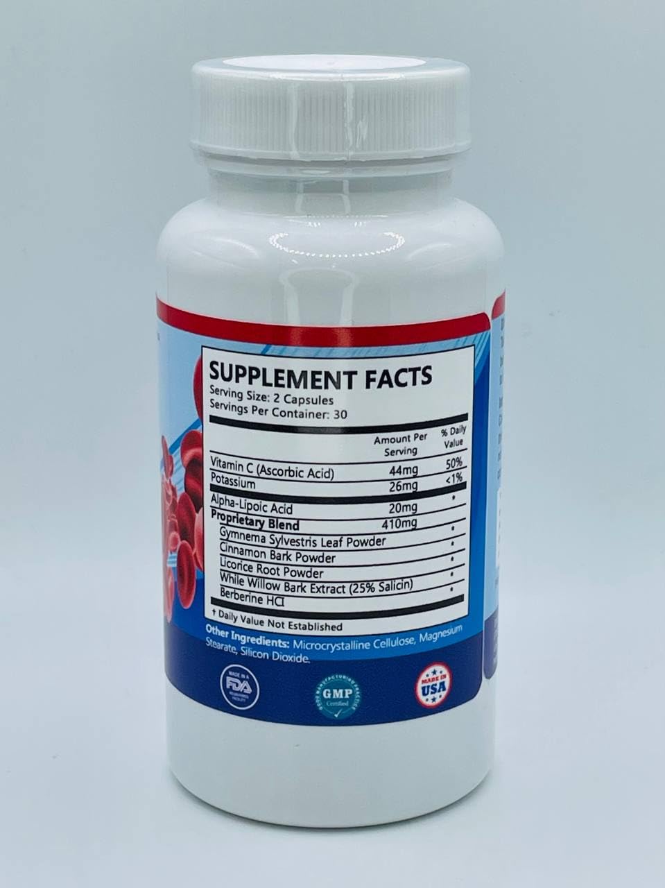 Three bottles of authentic American imported Gluco Freeze pills for health care routine