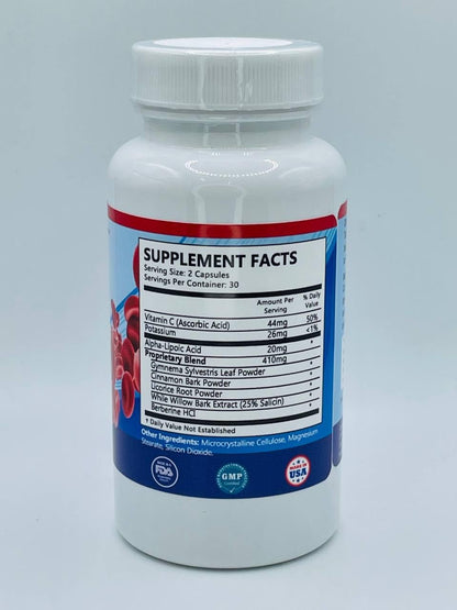 Three bottles of authentic American imported Gluco Freeze pills for health care routine
