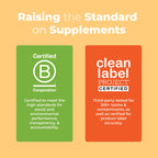 MaryRuth Organics liquid vitamin C nutrition facts label