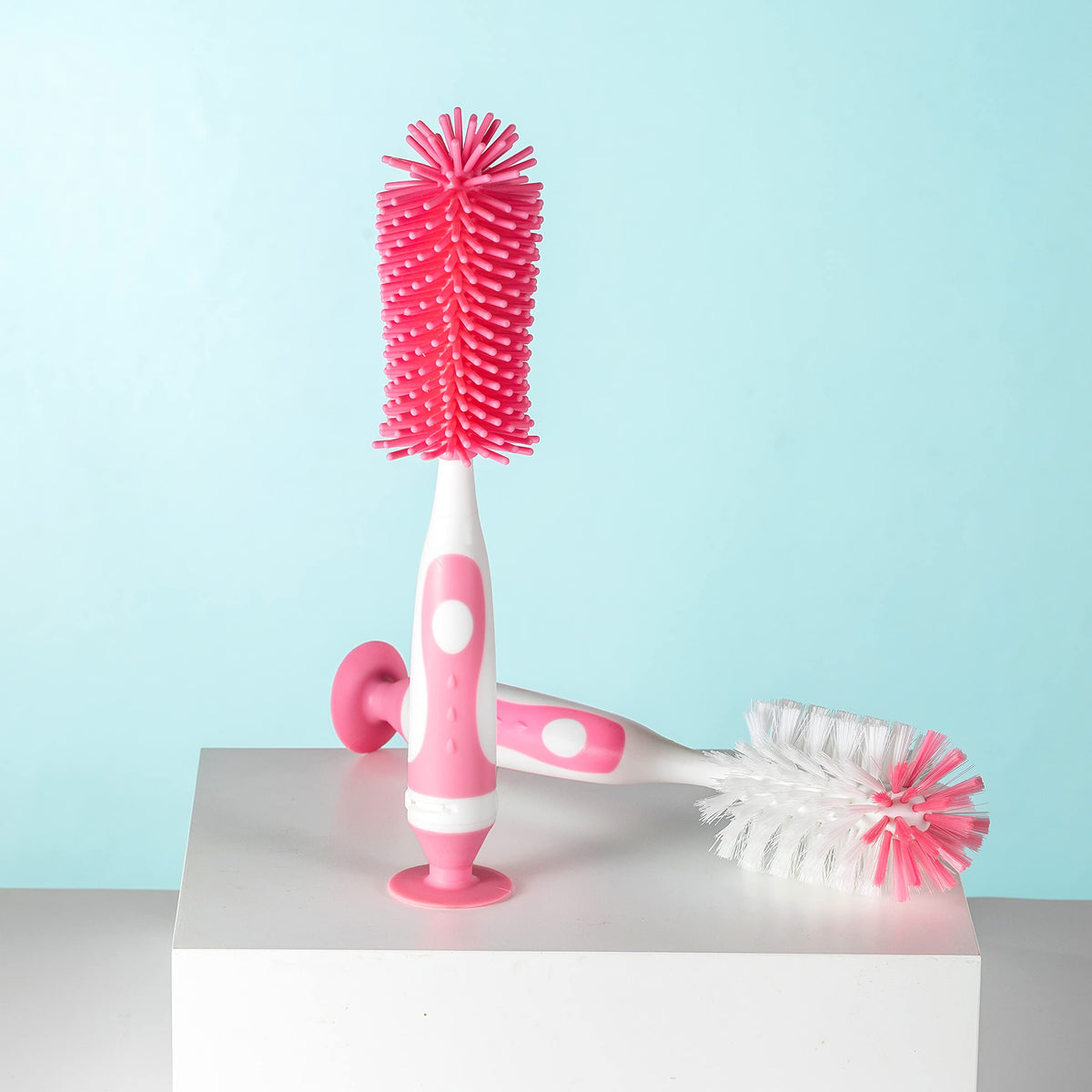 Chemimoso bottle brush set with suction cup base