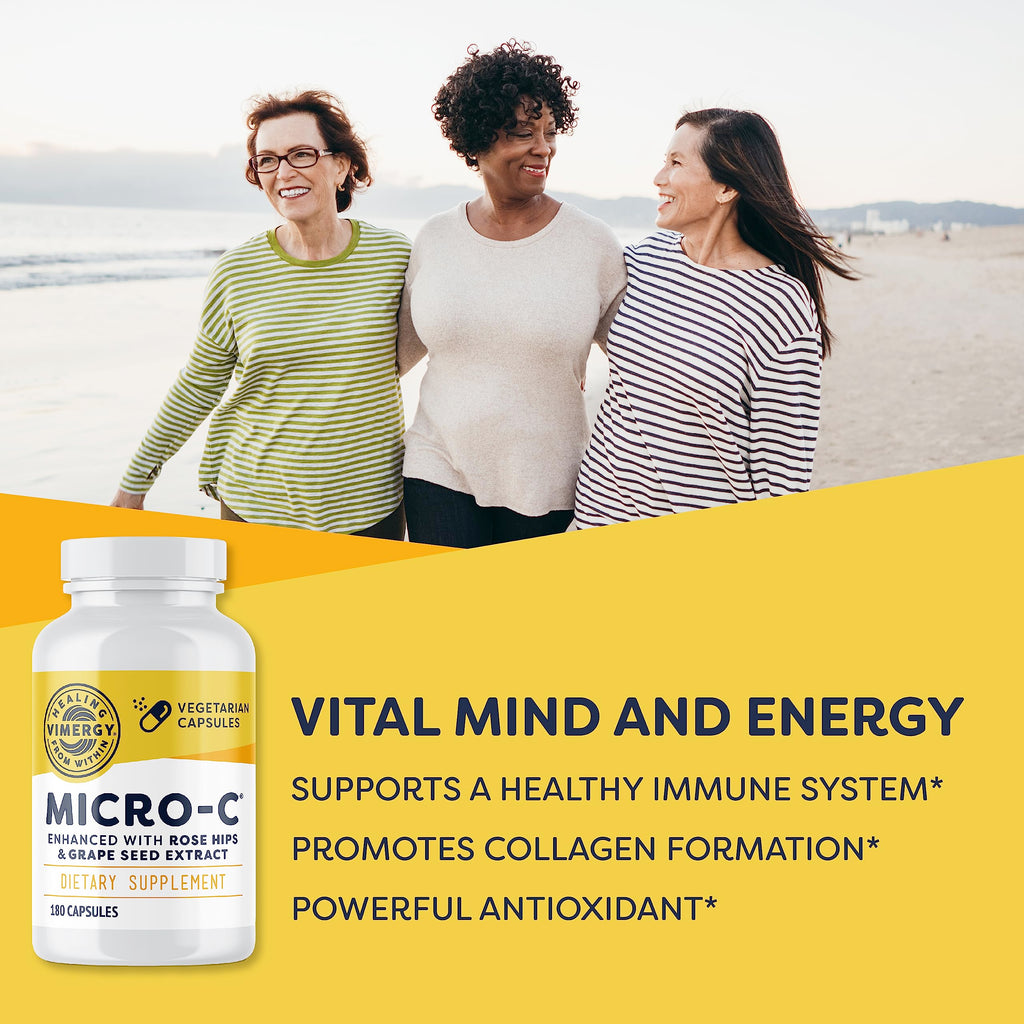 Vimergy Micro C supplement nutritional facts and ingredient label panel