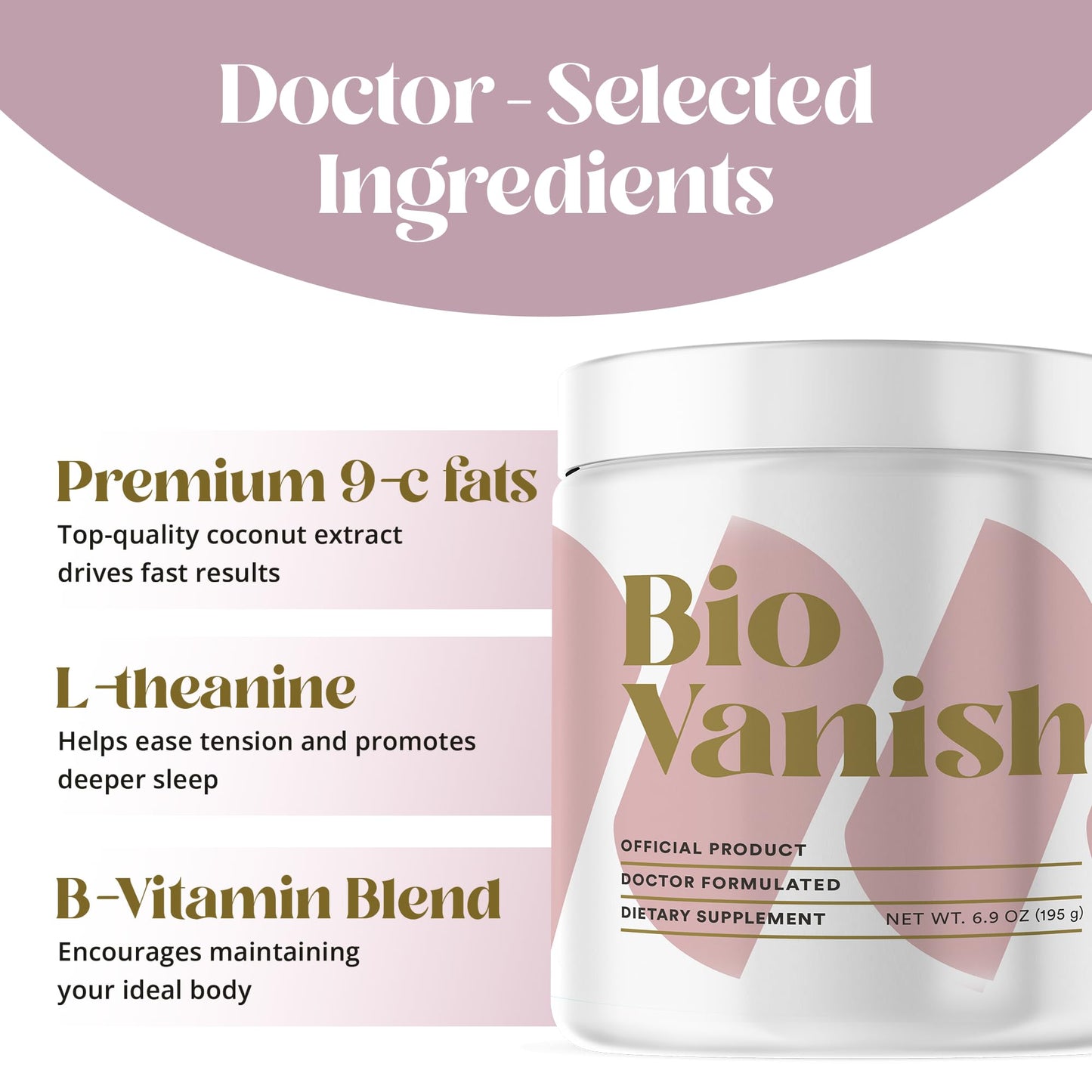 Authentic USA imported WellMe BioVanish slimming drink mix packaging details.