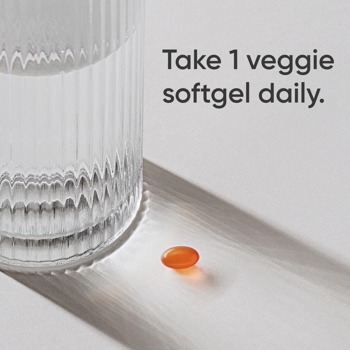 Sixty vegan softgels of Sports Research Vitamin K2 with coconut MCT oil for superior absorption.