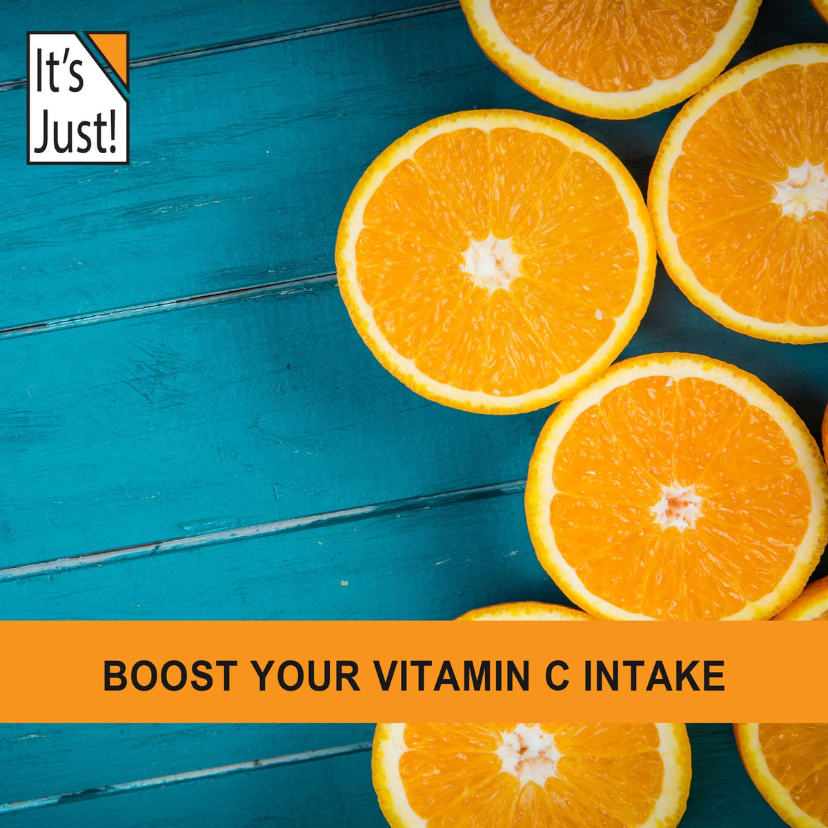 It's Just! Vitamin C Powder mixed in a glass of water