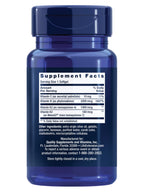 Life Extension Super K dietary supplement nutritional facts label