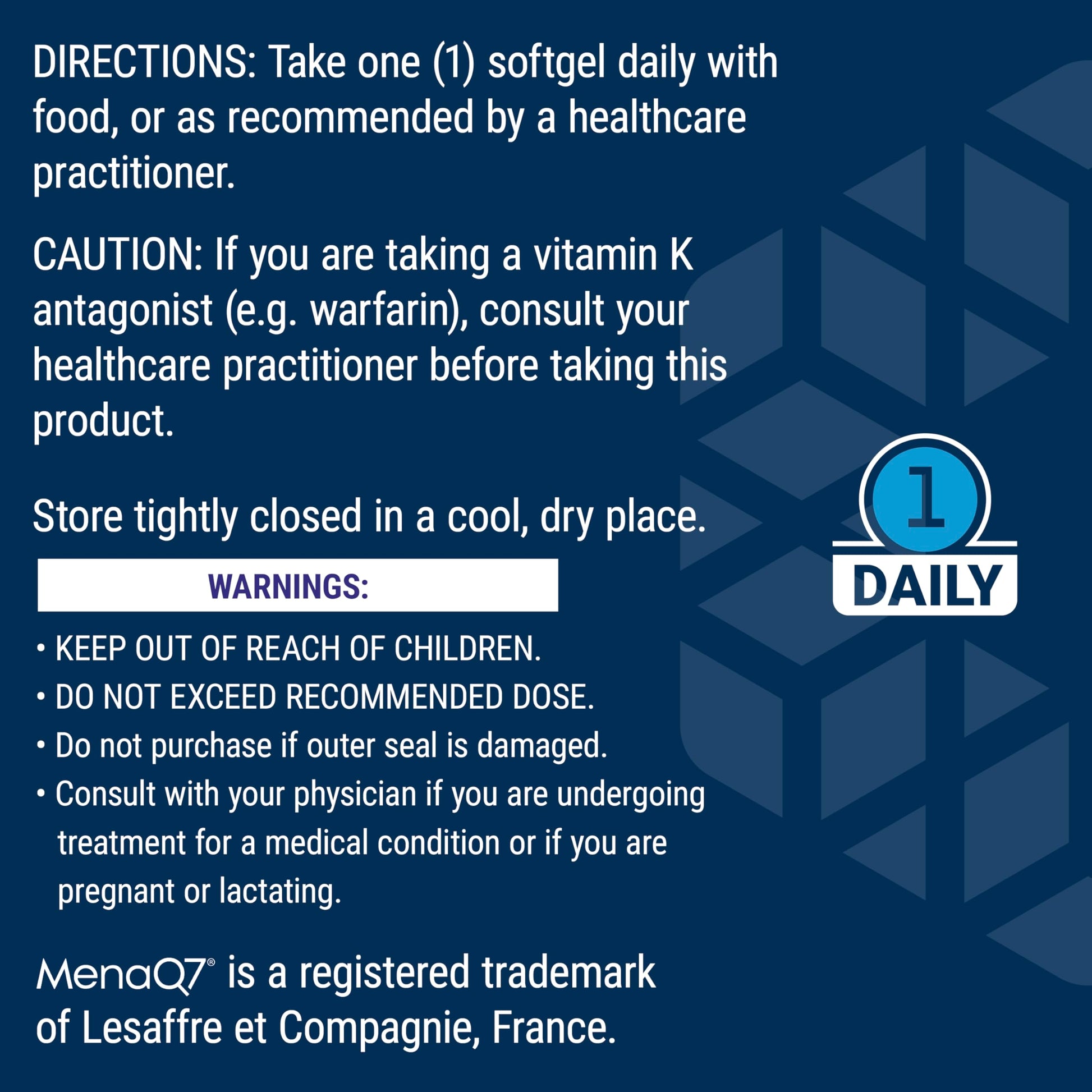 Life Extension Vitamin K1 and K2 MK7 MK4 complex daily wellness softgels.