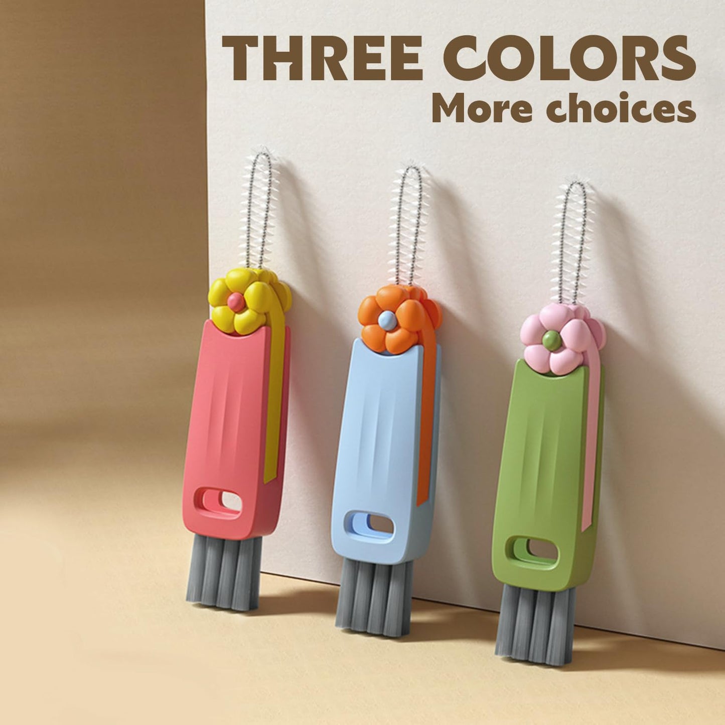 HRXFOZ multipurpose kitchen cleaning brush set in packaging