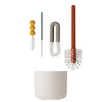 Boon bottle brush set with four distinct cleaning tools