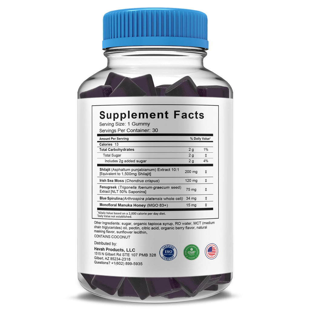 Havah Vitaluxa Primo TRT maximum strength supplement seal verification