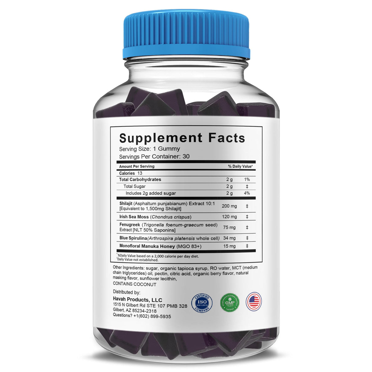 Havah Vitaluxa Primo TRT maximum strength supplement seal verification