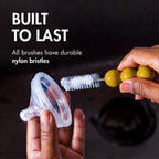 Boon straw cleaner and nipple brush set on display
