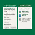 Garden of Life vitamin supplement bottle with seal and cap