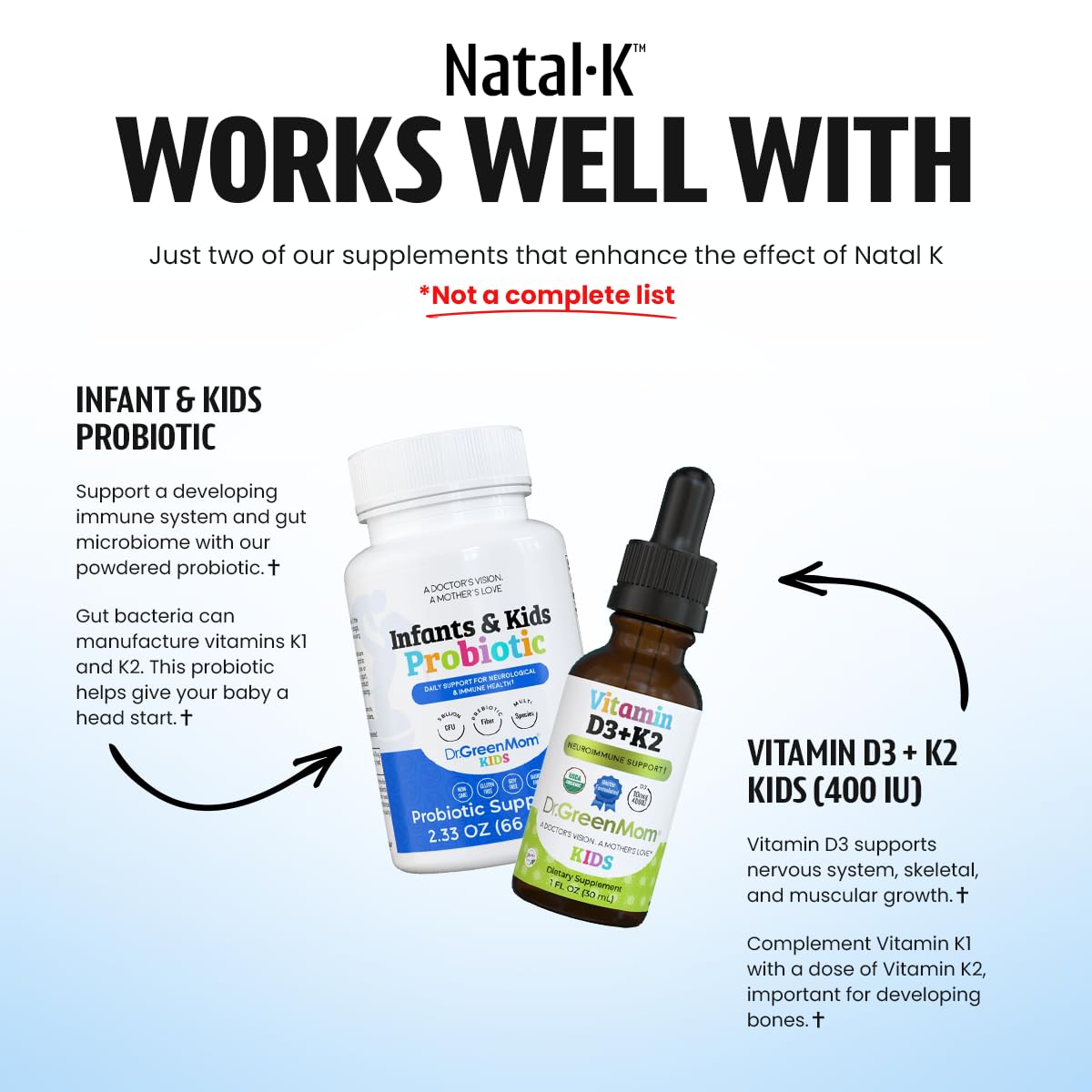 Dr. Green Mom baby personal care liquid drop application view