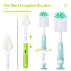 Carebabymore green bottle brush set for baby feeding
