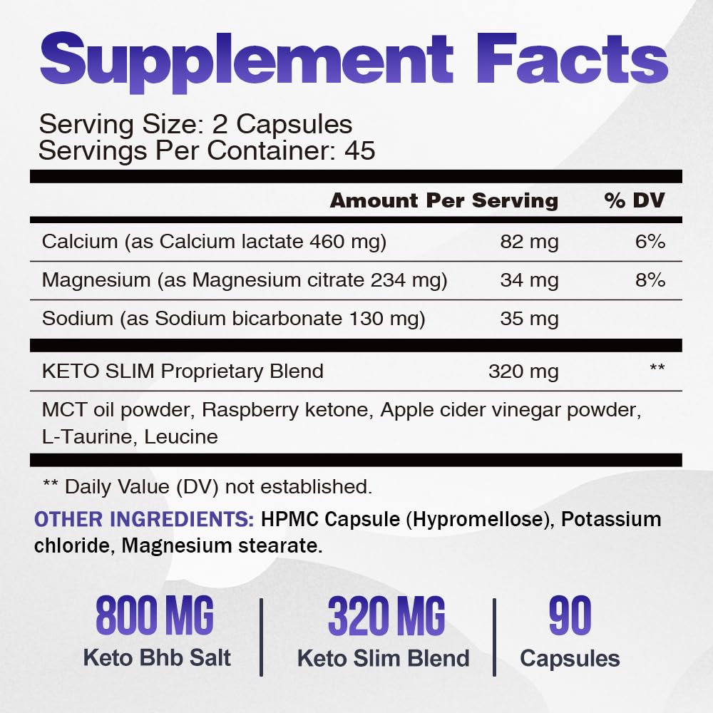 USA imported Vegepower weight control supplement bottle standing upright on a clear surface