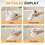 AprYew flexible brush cleaning baby bottle in kitchen sink