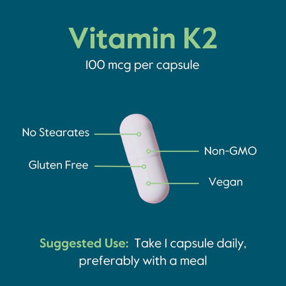 Premium imported USA premium packaging of Bestvite Vitamin K2 MK7 vegan capsules
