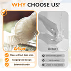 AprYew silicone brush reaching deep into tall water bottle
