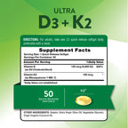 Nature's Truth supplement bottle back label and ingredients