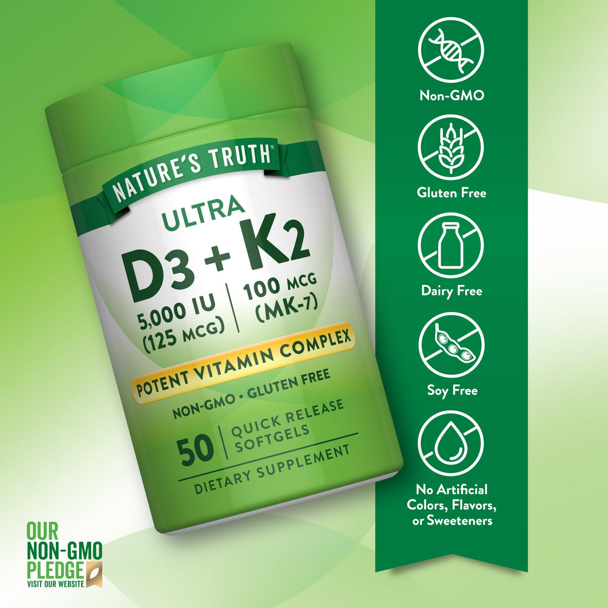 Close up of quick release softgels macro shot