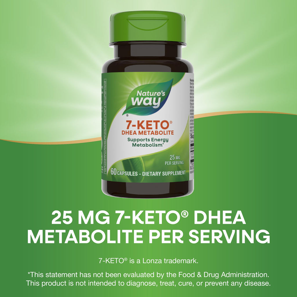 Nature's Way 7-Keto packaging showing capsule count