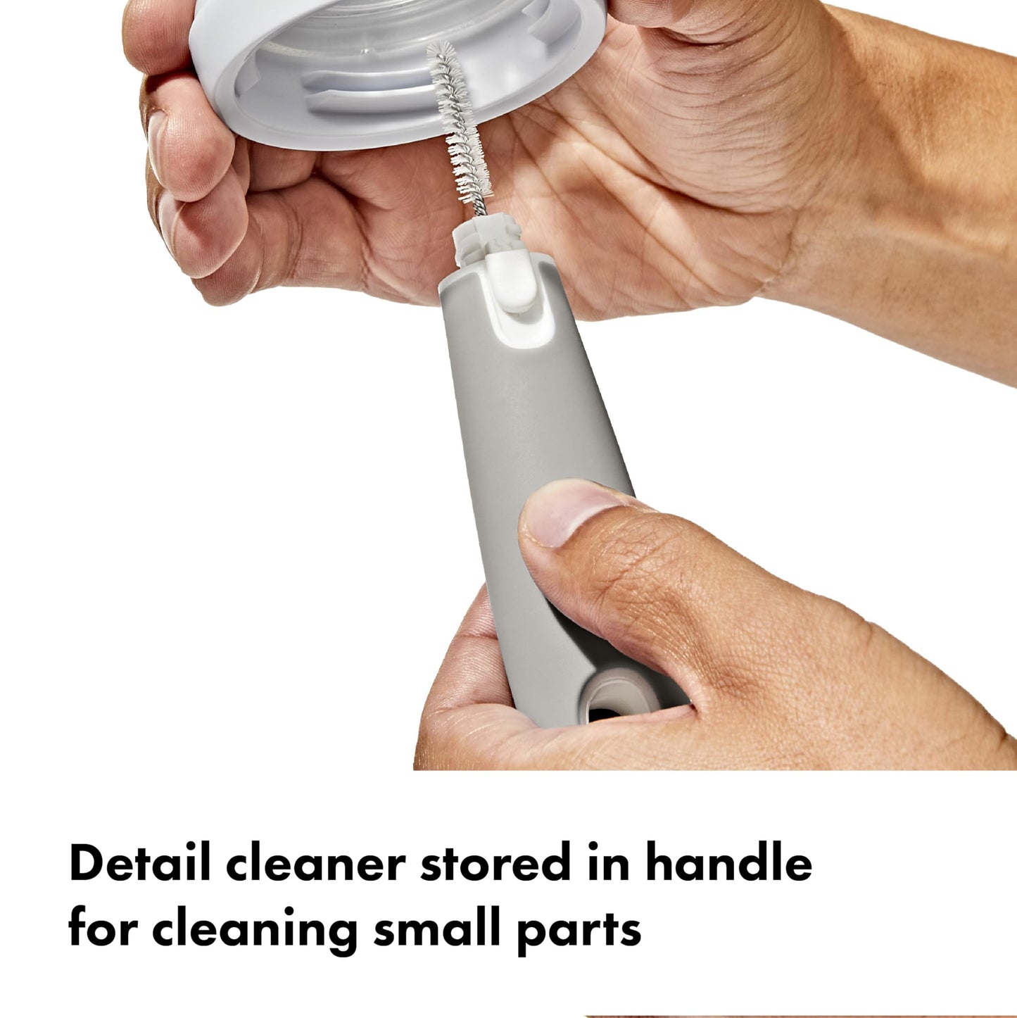 OXO Tot travel cleaning set organized inside diaper bag