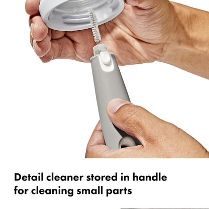 OXO Tot travel cleaning set organized inside diaper bag